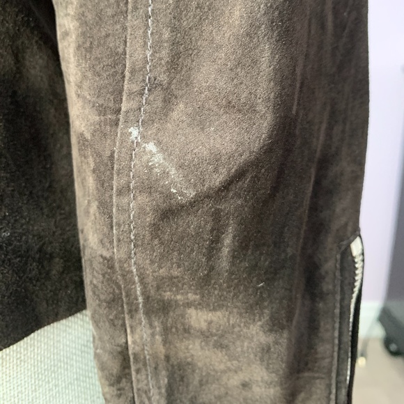 BCBGeneration Suede Leather Moto Jacket - Picture 7 of 16